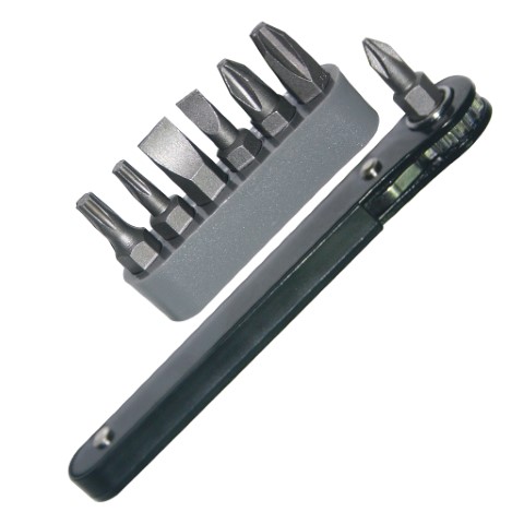 SP AIR - BIT SET 8PC RATCHET DRIVER 